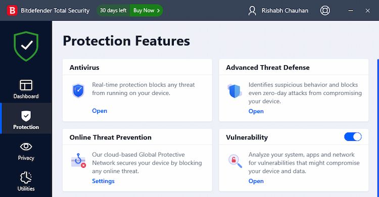 Bitdefender Malware Protection Features Overview